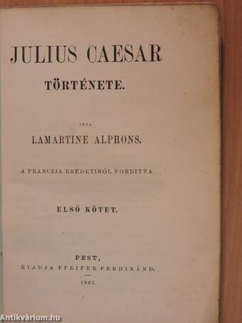 Julius Caesar története I-II.