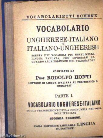 Magyar-olasz és olasz-magyar kéziszótár I-II.