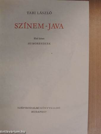 Színem-java I-II.