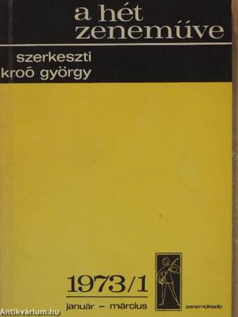 A hét zeneműve 1973/1-4.