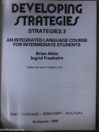 Developing Strategies - Students' Book/Workbook