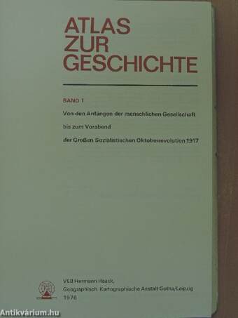 Atlas zur Geschichte 1.