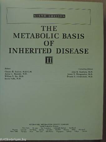 The Metabolic Basis of Inherited Disease II. (töredék)