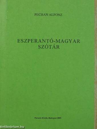 Eszperantó-magyar szótár 