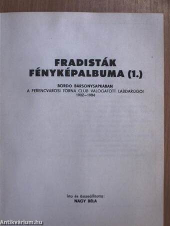 Fradisták fényképalbuma (1.)