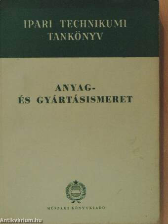 Anyag- és gyártásismeret