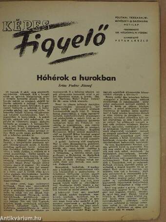 Képes Figyelő 1945. október 27.