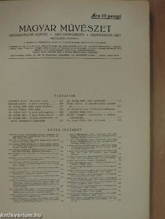 Magyar Művészet 1929/8.