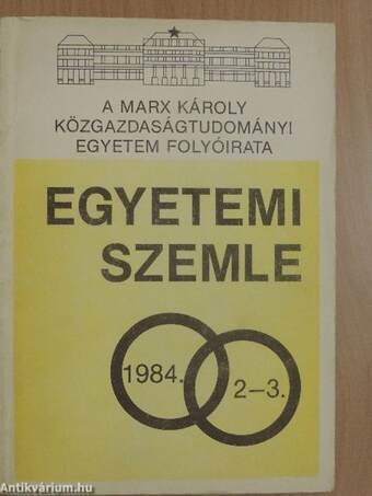Egyetemi Szemle 1984/2-3.
