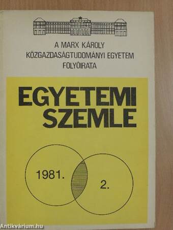 Egyetemi Szemle 1981/2.