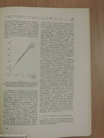 Agrokémia és talajtan 1968/1-4./Supplementum