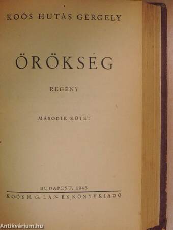 Örökség I-II.