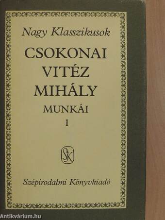 Csokonai Vitéz Mihály munkái 1-2.