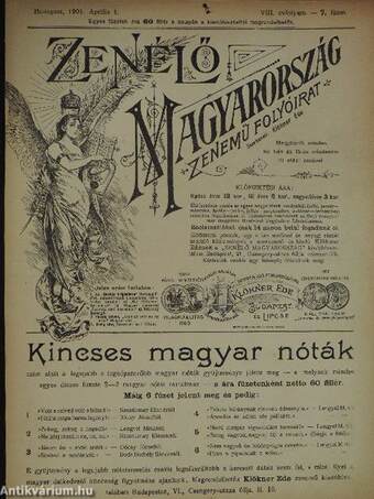 Zenélő Magyarország 1901. április 1.