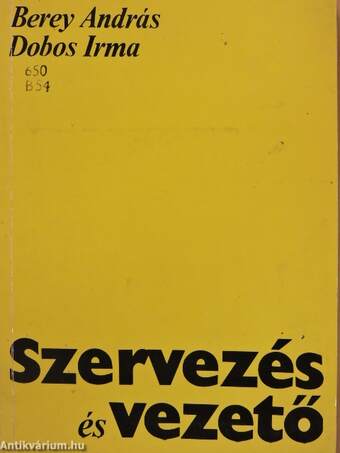 Szervezés és vezető