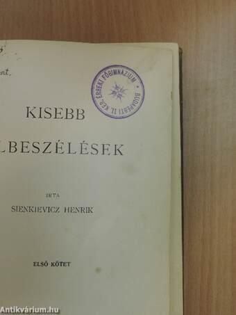 Kisebb elbeszélések I.