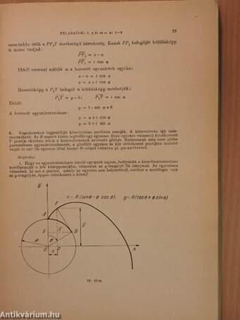 Műszaki matematikai gyakorlatok A. II.