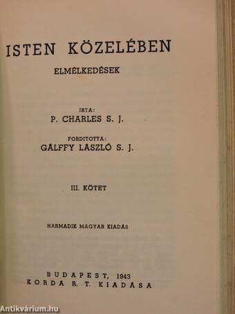 Isten közelében I-III.