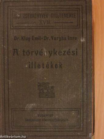 A törvénykezési illetékről szóló 1914. évi XLIII. t.-c. magyarázata