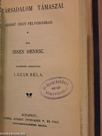 Lady Windermere legyezője/Hivatlan vendég/A vakok/A sötétség országa/A messinai menyasszony/A népgyülölő/A társadalom támaszai