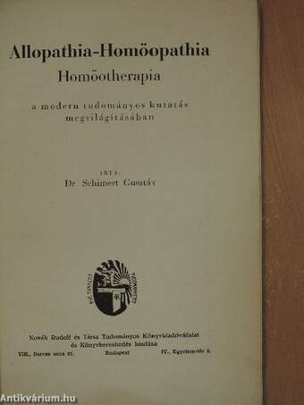 Allopathia-Homöopathia