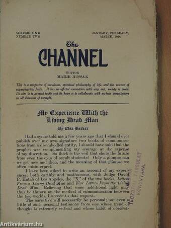 The Channel 1916. january-march