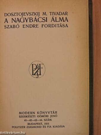 A nagybácsi álma/Oleszja/A jarl