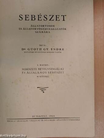 Sebészet I.