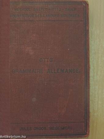 Nouvelle grammaire allemande