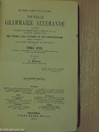 Nouvelle grammaire allemande