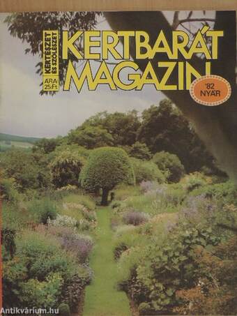 Kertbarát Magazin 1982. nyár