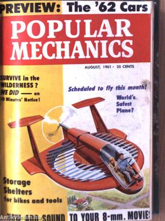 Popular Mechanics 1961, 1962, 1964. (vegyes számok) (4 db)