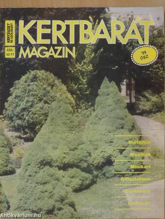 Kertbarát Magazin 1989. ősz