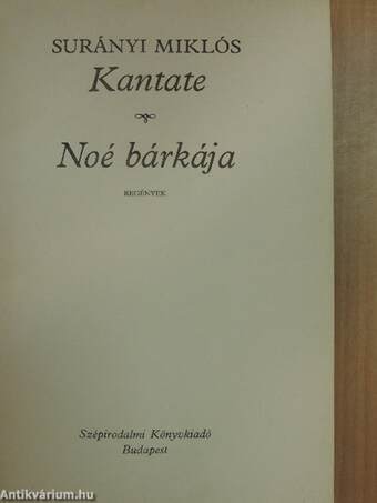 Kantate/Noé bárkája