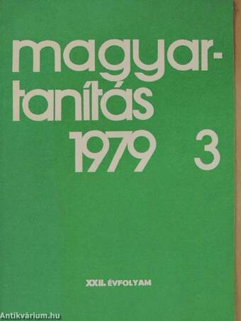 Magyartanítás 1979/3.