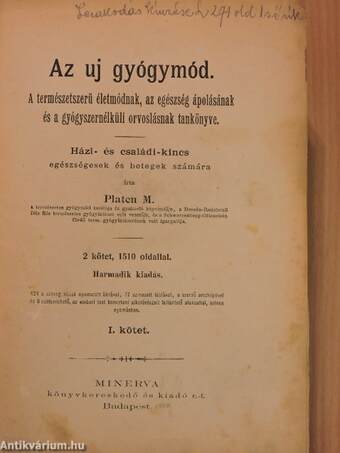 Az uj gyógymód I-II.