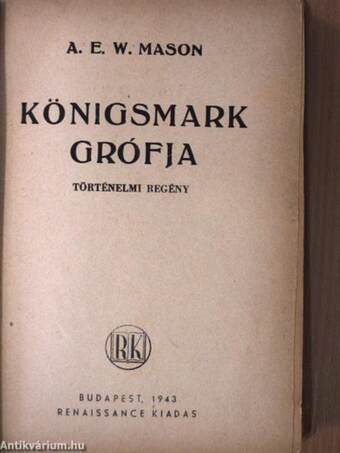 Königsmark grófja