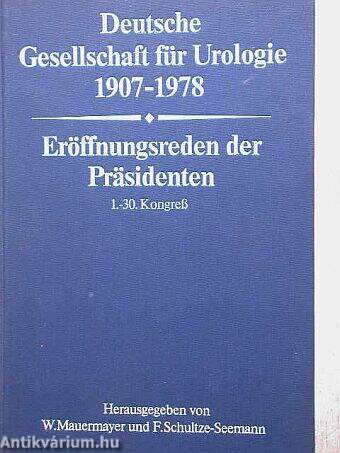 Deutsche Gesellschaft für Urologie 1907-1978