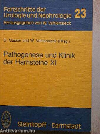 Pathogenese und Klinik der Harnsteine XI.