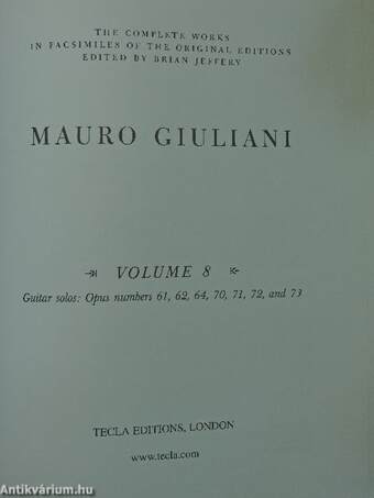Mauro Giuliani - Volume 8.