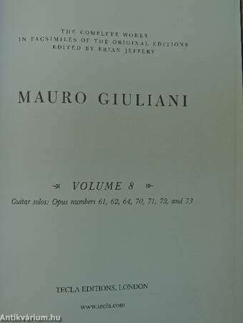 Mauro Giuliani - Volume 8.