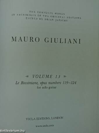 Mauro Giuliani - Volume 13.