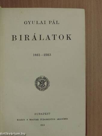 Birálatok