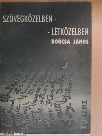 Szövegközelben-létközelben