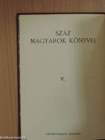 Száz magyarok könyvei V.