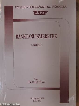 Banktani ismeretek I-II.