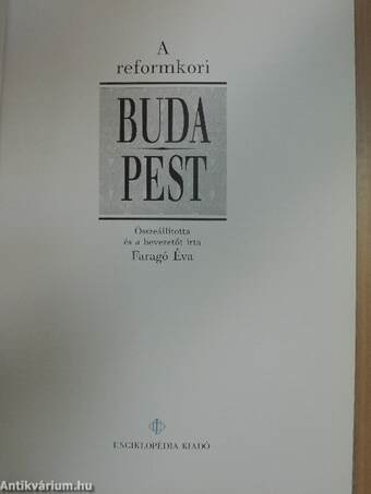 A reformkori Buda-Pest