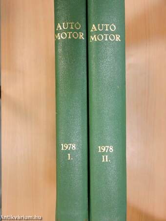 Autó-Motor 1978. január-december/Autó-Motor magazin 1978/1-2. I-II.