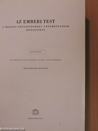 Az emberi test 1-2.