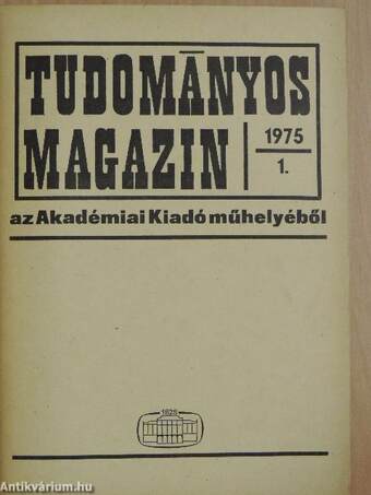 Tudományos Magazin 1975/1.